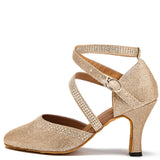 <transcy>Zapatos de baile latino para mujer | Zapatos de baile modernos con diamantes de imitación | Danceshoesmart</transcy>