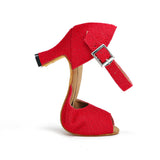 <transcy>Zapatos rojos de baile latino | Zapatos de baile de salón para mujer | Zapatos de salsa personalizados | Danceshoesmart</transcy>