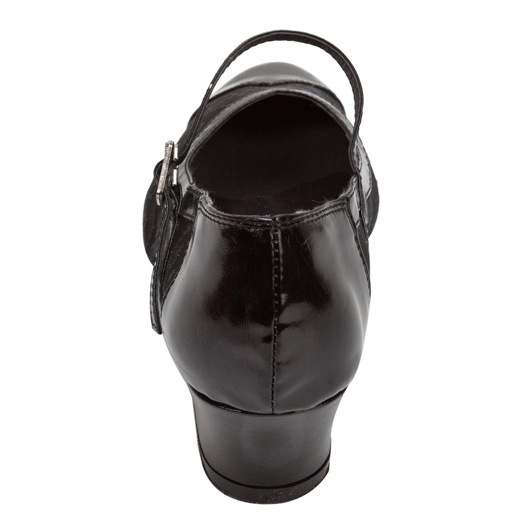 Modern Black Dance Shoes | Women's Latin Salsa Dance Shoes | Customized Heel | Danceshoesmart