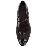 Modern Black Dance Shoes | Women's Latin Salsa Dance Shoes | Customized Heel | Danceshoesmart
