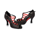 Women Professional Latin Dance Shoes | Satin Ballroom Dance Shoes | Tango Salsa Shoes | Danceshoesmart