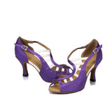 Women Professional Latin Dance Shoes | Satin Ballroom Dance Shoes | Tango Salsa Shoes | Danceshoesmart
