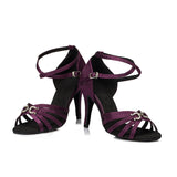 <transcy>Zapatos de baile latino para mujer | Zapatos de baile de salsa de salón de tango | Tacones altos | Danceshoesmart</transcy>