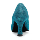 Blue Women Latin Dance Shoes | Modern Dance Shoes | Ballroom Salsa Shoes | Danceshoesmart