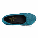 Blue Women Latin Dance Shoes | Modern Dance Shoes | Ballroom Salsa Shoes | Danceshoesmart