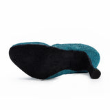 Blue Women Latin Dance Shoes | Modern Dance Shoes | Ballroom Salsa Shoes | Danceshoesmart