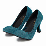 Blue Women Latin Dance Shoes | Modern Dance Shoes | Ballroom Salsa Shoes | Danceshoesmart