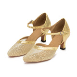 Gold Modern Dance Shoes | Women Latin Ballroom Dance Shoes | Salsa Shoes | Danceshoesmart
