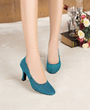 Blue Women Latin Dance Shoes | Modern Dance Shoes | Ballroom Salsa Shoes | Danceshoesmart