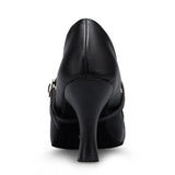Modern Dance Shoes For Women | Black Latin Ballroom Dance Shoes | Salsa Shoes | Danceshoesmart