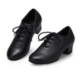 <transcy>Zapatos de baile para mujeres profesionales | Zapatos negros de danza moderna | Salón de baile latino | Danceshoesmart</transcy>
