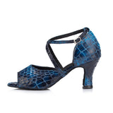Pu Upper Sandals | Latin Women Salsa Dance Shoes | Ballroom Dancing Shoes | High Heel | Dancehsoesmart