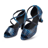 <transcy>Верхние сандалии из искусственной кожи | Латинская женская обувь для танцев сальсы | Обувь для бальных танцев | Высокий каблук | Dancehsoesmart</transcy>