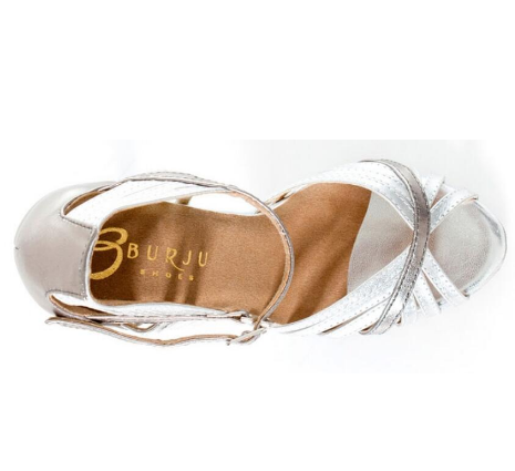 <transcy>Серебряные туфли для латинских танцев | Женская обувь для танцев сальсы | Индивидуальные | Danceshoesmart</transcy>