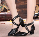 Women's	Leatherette Heels Latin with Buckle Dance Shoes
