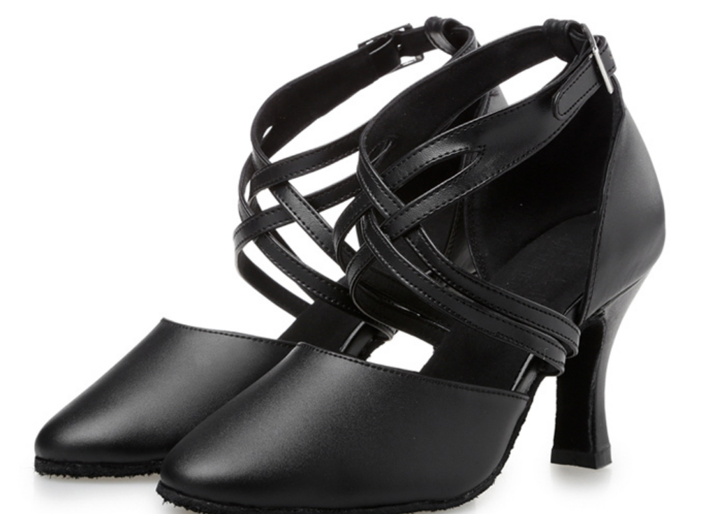 Women's	Leatherette Heels Latin with Buckle Dance Shoes