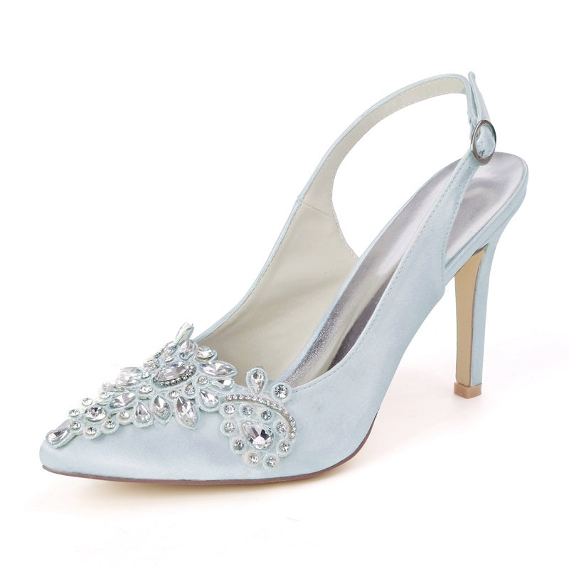High Heels Pumps 9.5cm Nightclub Party Wedding Ladies Stilettos Shoes