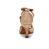 Women's Latin Shoes | Ballroom Shoes | Buckle Customizable Dance Shoes | Professional | Danceshoesmart