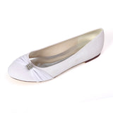Women's Sparkling Glitter Rhinestone Flat Heel Flats Girls Low Heel Shoes