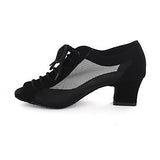 <transcy>Туфли для латинских танцев для женщин | Обувь для бальных танцев сальса-сетка | Внутренний профессиональный | Danceshoesmart</transcy>