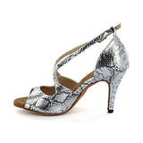 <transcy>Zapatos de baile latino para mujer | Zapatos de salón | Plata Oro | Danceshoesmart</transcy>