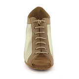 <transcy>Zapatos de baile latino para mujer | Zapatos de baile para salón de baile Salsa Net | Profesional de interior | Danceshoesmart</transcy>