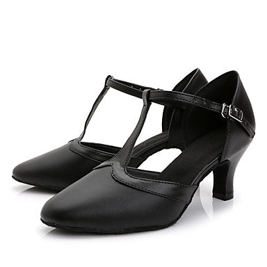 Modern Black Dance Shoes | Women's Latin Ballroom Dance Shoes | Black | Danceshoesmart